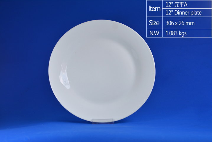 12 inch Dinner Plate A