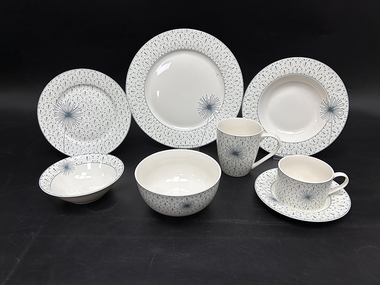RAH-I139 New Bone China In-glaze Dinner Set