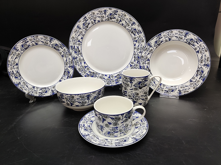 RAH-I137 New Bone China In-glaze Dinner Set