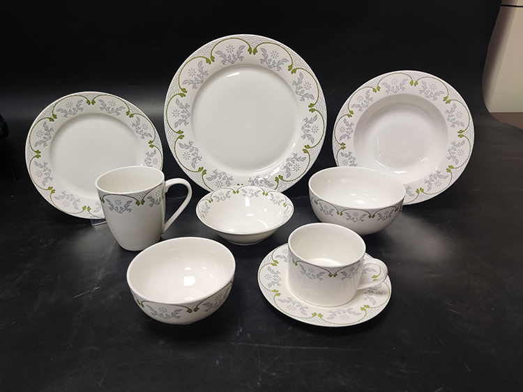 RAH-I133  New Bone China In-glaze Dinner Set 