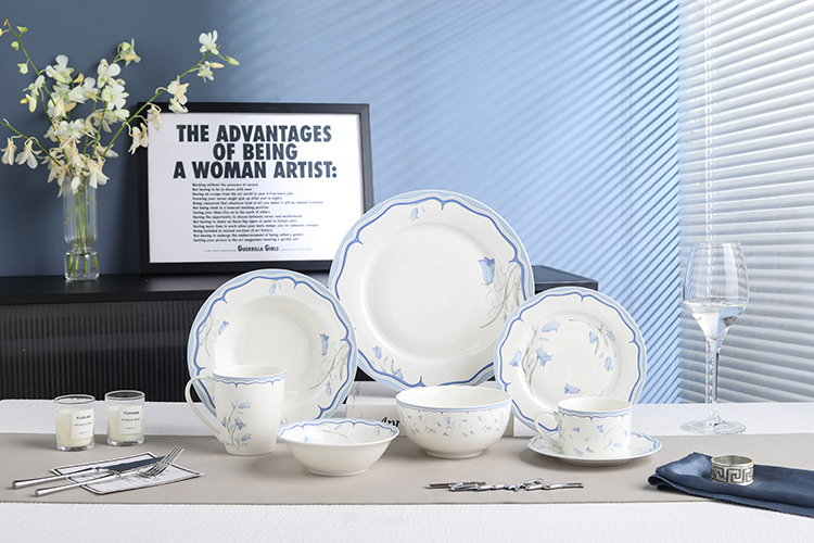 RAH-I122 New Bone China In-glaze Dinner Set 