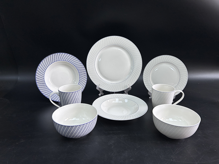 RAH-I104 New Bone China In-glaze Dinnerware Set 