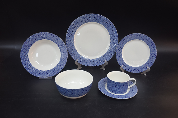 RAH-I97 New Bone China In-glaze Dinnerware Set