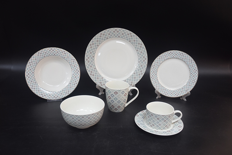 RAH-I96 New Bone China In-glaze Dinnerware Set
