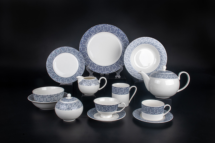RAH-I92B  New Bone China In-glaze Dinnerware Set 