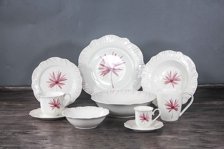 RAH-I90  New Bone China In-glaze Dinnerware Set