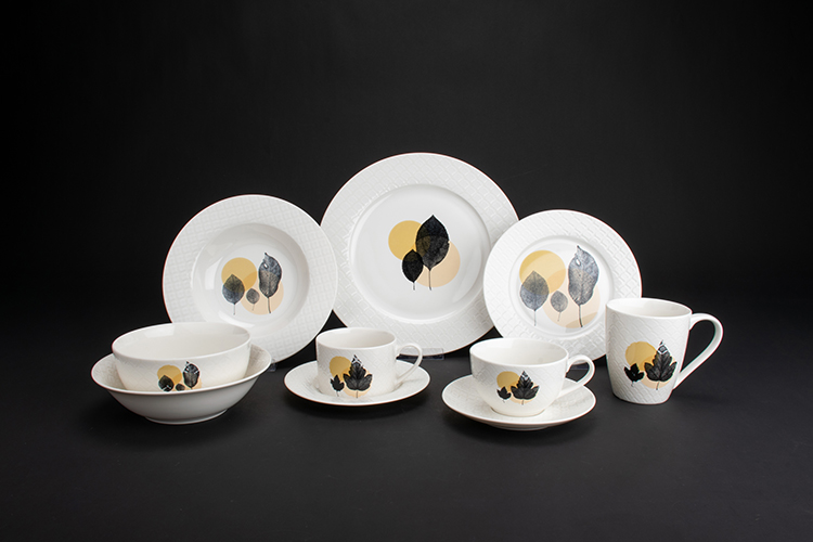 RAH-I88 New Bone China In-glaze Dinnerware Set 