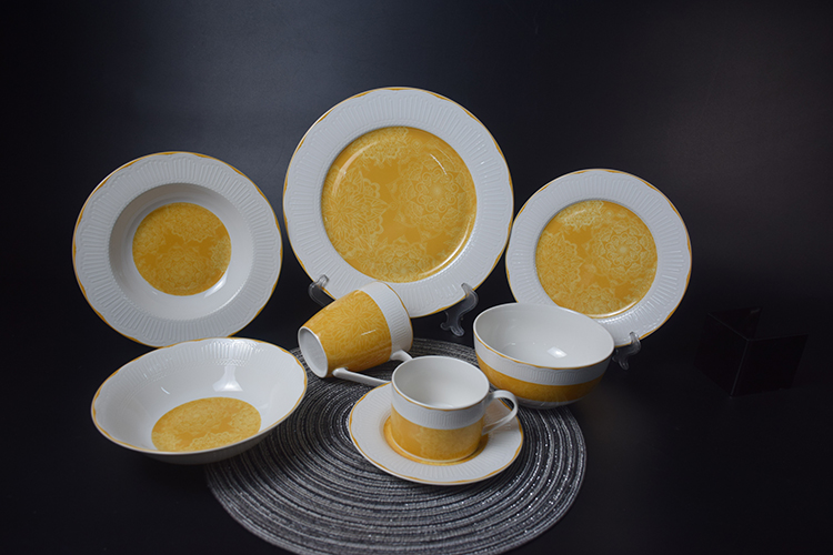 RAH-I87 New Bone China In-glaze Dinnerware Set 