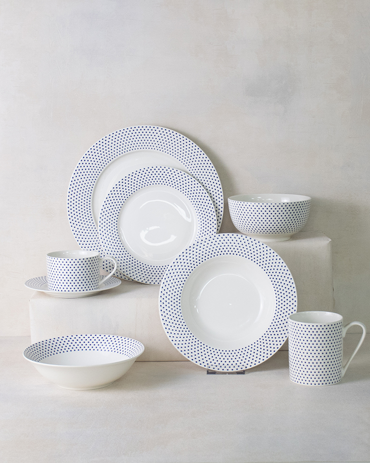 RAH-I85 New Bone China In-glaze Dinnerware Set 