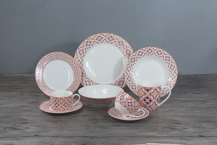 RAH-I79 New Bone China In-glaze Dinnerware Set