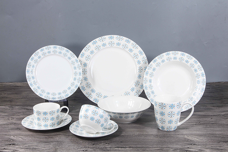 RAH-I75 New Bone China In-glaze Dinnerware Set 