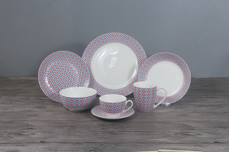 RAH-I73 New Bone China In-glaze Dinnerware Set 