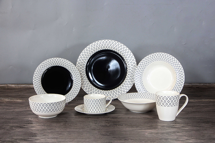 RAH-I70 New Bone China In-glaze Dinnerware Set