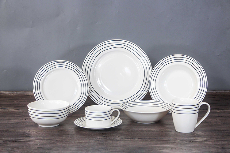 RAH-I69 New Bone China In-glaze Dinnerware Set