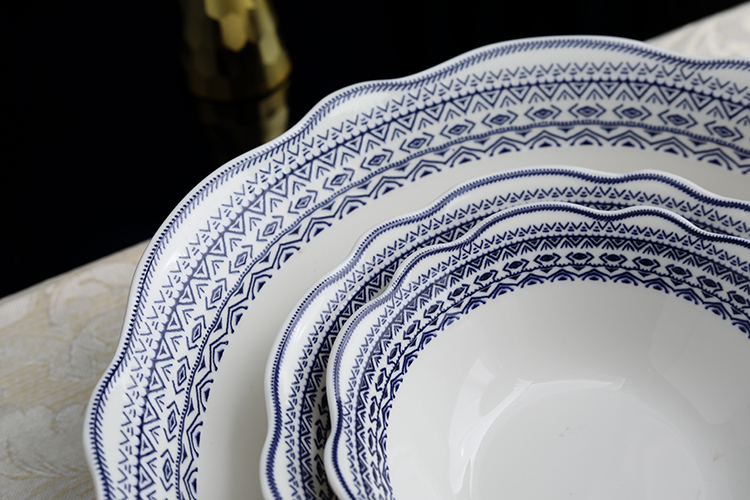 RAH-I67 New Bone China In-glaze Dinnerware Set 