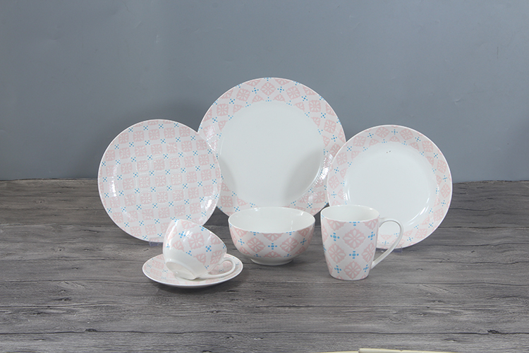 RAH-I64 New Bone China In-glaze Dinnerware Set