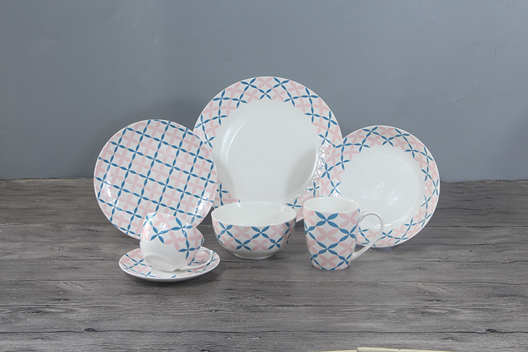 RAH-I63 New Bone China In-glaze Dinnerware Set