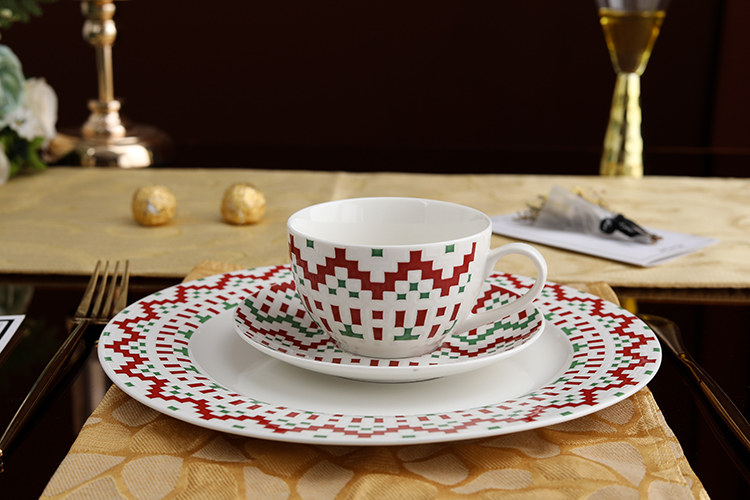 RAH-I57 New Bone China In-glaze Dinnerware Set 