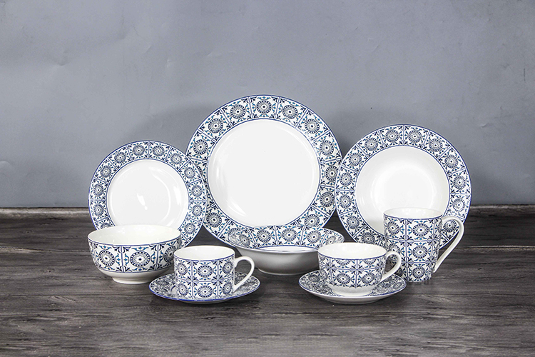 RAH-I54 New Bone China In-glaze Dinnerware Set